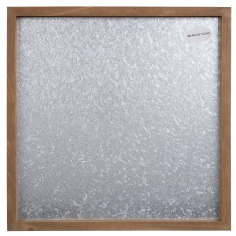 is galvanized steel sheet metal magnetic|diy framed metal magnet boards.